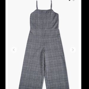Girls Glen Plaid Cami Jumpsuit (Kids) NEW WITH TAG